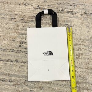 The North Face paper gift bag